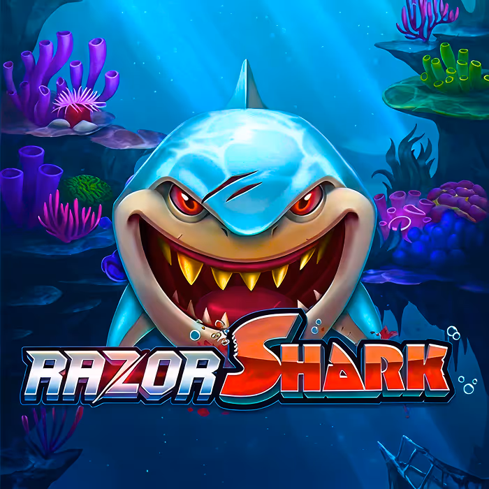 Razor Shark slot high risk sea adventure with mystery symbols and nudges